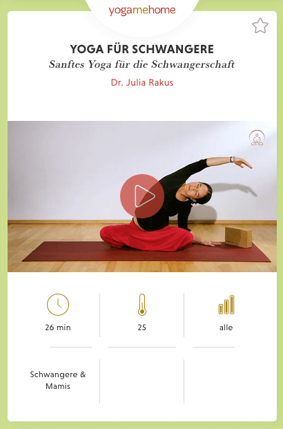 Yoga für Schwangere