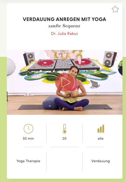 VERDAUUNG ANREGEN MIT YOGA